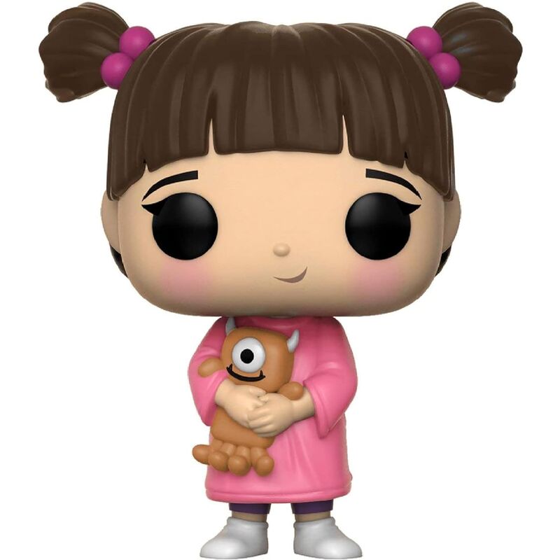Emballage de la figurine Funko POP Boo Disney Monsters Inc. avec logo et design coloré