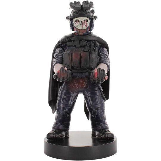 Support Cable Guy Call of Duty Zombie Ghost 21cm tenant une manette de jeu et un smartphone, design gamer EXQUISITE GAMING.