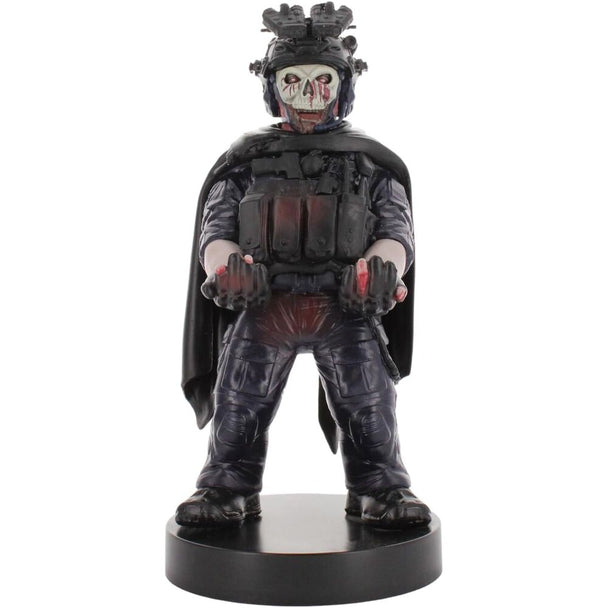 Support Cable Guy Call of Duty Zombie Ghost 21cm tenant une manette de jeu et un smartphone, design gamer EXQUISITE GAMING.