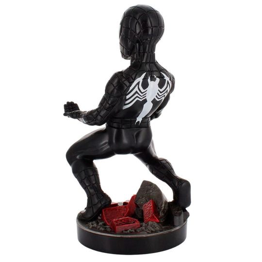 Photo d’ambiance du support Marvel Symbiote Spider-Man sur un bureau gaming