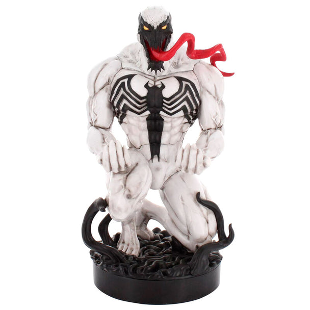 Profil latéral du support Marvel Anti-Venom montrant son design détaillé et sa stabilité.