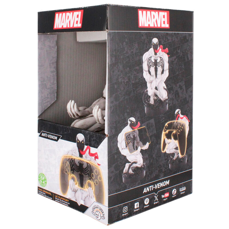 Image du packaging officiel EXQUISITE GAMING pour le support Marvel Anti-Venom Cable Guy.