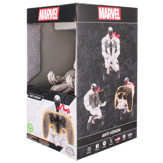 Image du packaging officiel EXQUISITE GAMING pour le support Marvel Anti-Venom Cable Guy.