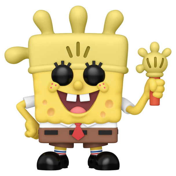 Figurine Funko POP SpongeBob Glove World en vinyle de 9 cm dans sa boîte cadeau officielle