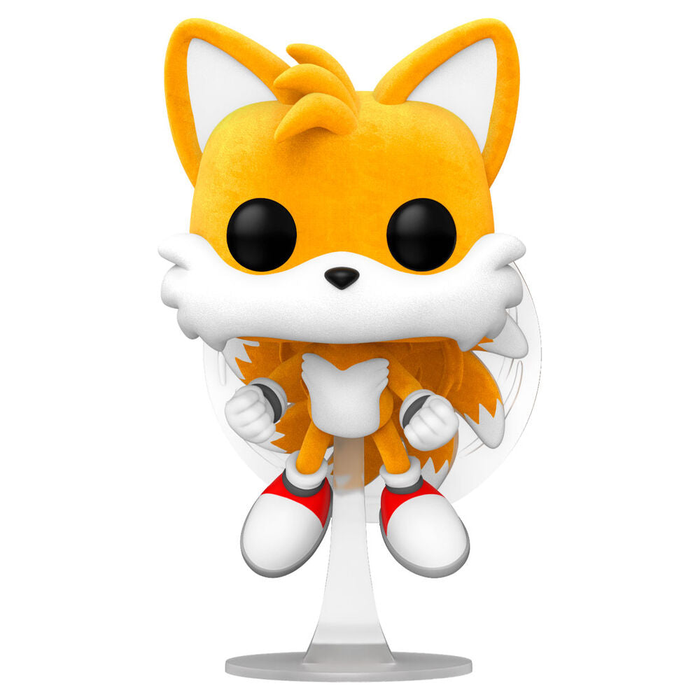 Version Chase rare de la figurine Tails Funko POP avec finition spéciale et couleurs distinctes