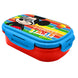 Lunch box Mickey Disney vue de face avec couverts intégrés et design coloré pour enfants.
