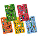 Image du packaging du set de stickers Minecraft 15x25cm avec logos et illustrations du célèbre jeu