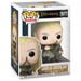 Vue de face de la figurine Funko POP Legolas Greenleaf, personnage du Seigneur des Anneaux, dans sa boîte collector