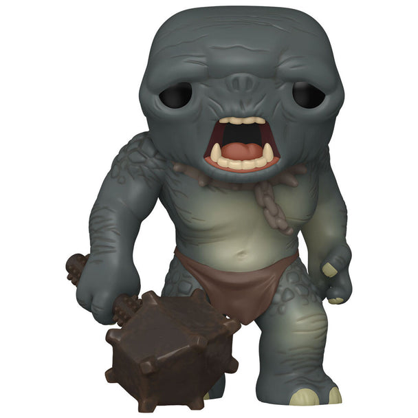 Figurine POP Funko Troll des Cavernes vue de face, détaillée avec couleurs vives et expression menaçante