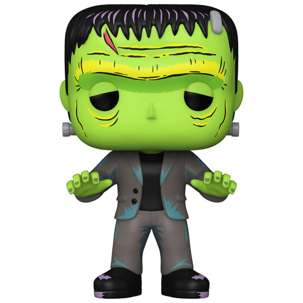 Figurine Funko POP Bride Frankenstein de 9 cm en vinyle avec détails soignés, présentée dans sa boîte cadeau officielle.