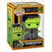Vue de la figurine Funko POP Bride Frankenstein avec son emballage collector, parfaite pour les fans des Universal Monsters.