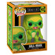 Vue rapprochée de la figurine Bride Gill Man Funko POP montrant les détails soignés du vinyle et des couleurs vives
