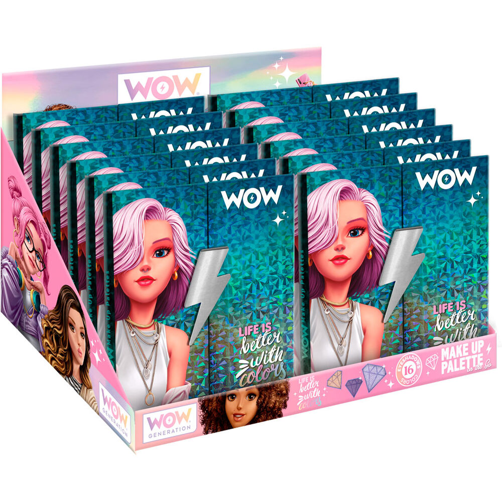 Image de la palette Wow Generation avec son design compact et élégant, parfaite pour le voyage