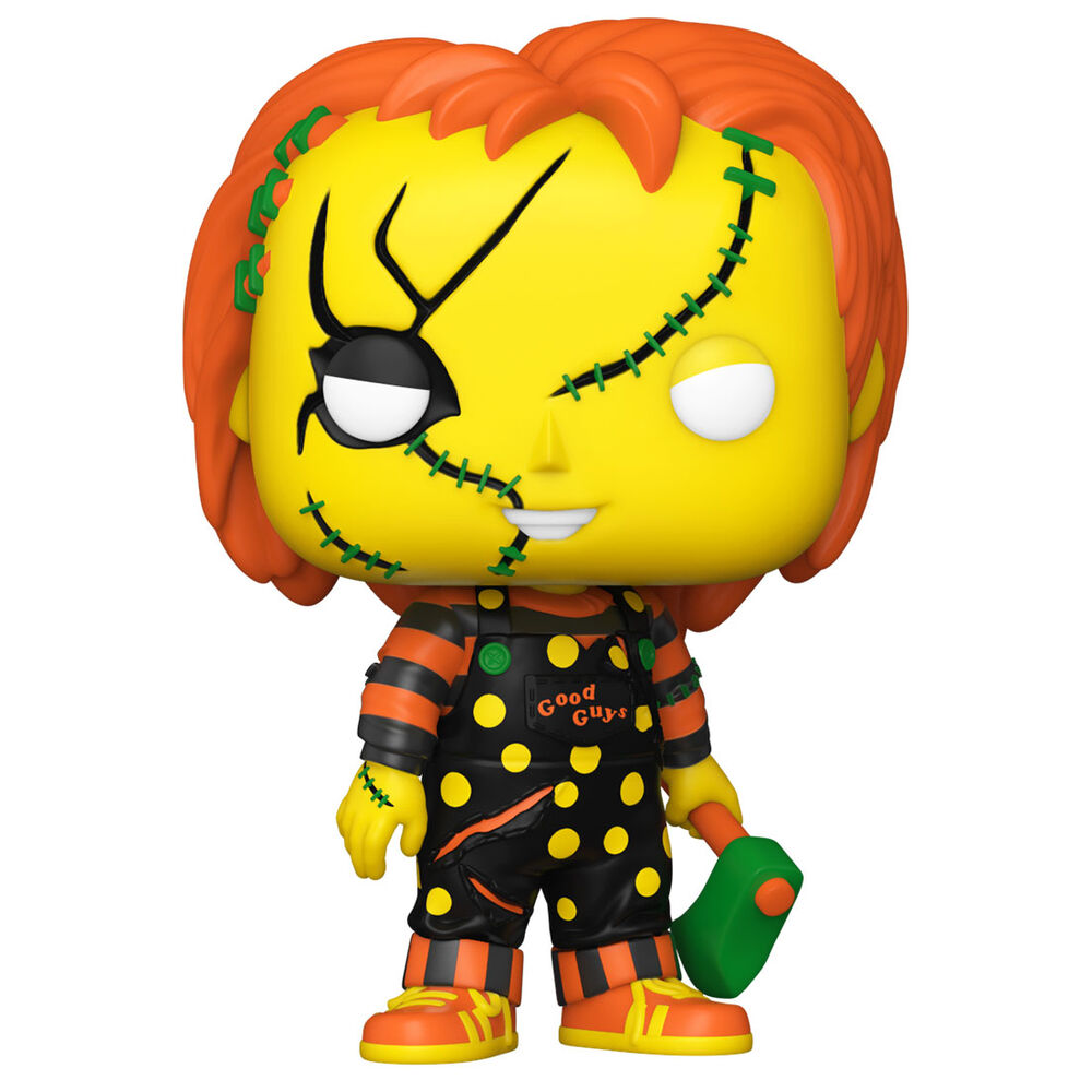 Figurine Funko POP Chucky en vinyle de 9 cm dans sa boîte cadeau originale, vue de face