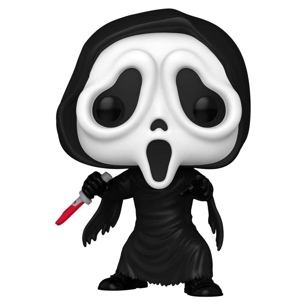 Figurine Funko POP Ghost Face de Scream en vinyle, 9 cm, dans sa boîte cadeau originale.