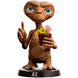 Figurine MiniCo E.T. 15cm par Iron Studios avec pot de fleurs, détail des yeux bleus et sourire tendre