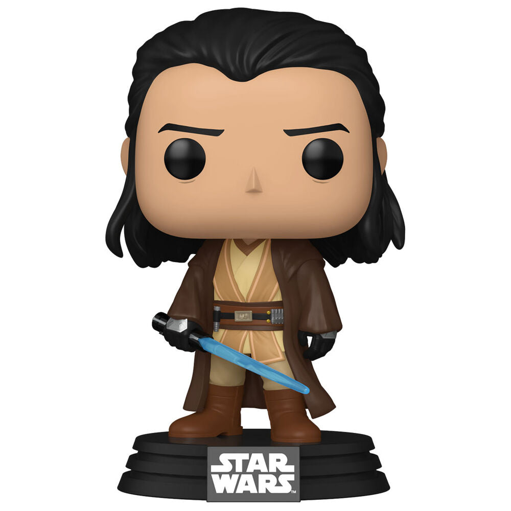 Figurine Funko POP Acolyte Jedi Master Sol Star Wars en vinyle de 9cm dans sa boîte cadeau