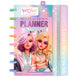 Vue de face du planner multi-activités Wow Generation avec couverture colorée et dimensions 18x22x2,8 cm