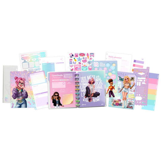 Pages intérieures du planner Wow Generation montrant les sections dédiées à l'organisation quotidienne et hebdomadaire
