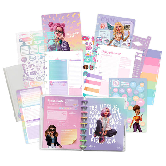 Planner Wow Generation posé sur un bureau moderne avec accessoires de bureau pour une organisation optimale