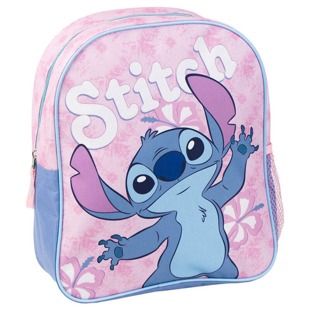 Vue avant du sac à dos Disney Stitch 29cm avec design coloré et personnage Stitch