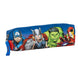 Trousse Marvel Avengers CERDÁ vue de face avec logo et héros colorés, dimensions 20x5,5x5,5cm