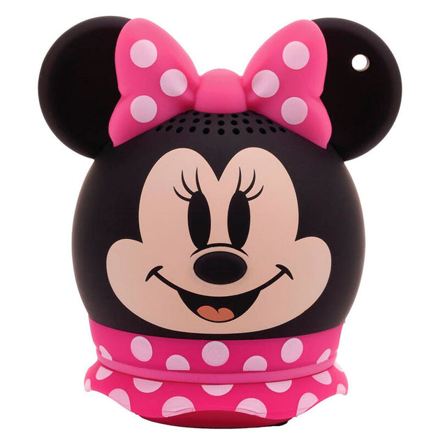 Enceinte Bluetooth Disney Minnie Bitty Boomers mini format 5cm avec design Minnie coloré et connectivité Bluetooth 5.0.