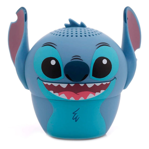 Enceinte Bluetooth Disney Stitch Bitty Boomers vue de face avec design coloré et compact de 5 cm