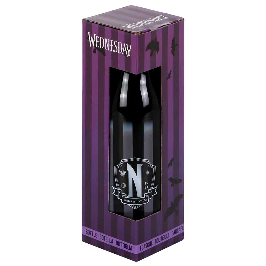 Packaging de la bouteille Wednesday Original KARACTERMANIA, prêt à offrir
