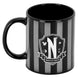 Mug original Wednesday Addams KARACTERMANIA vue de face avec design détaillé du personnage.