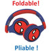 Casque Marvel Spiderman posé à côté d'une tablette compatible Bluetooth