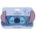 Bandeau maquillage Disney Stitch CERDÁ en tissu bleu avec motif du personnage Stitch, dimensions 25x16x3cm