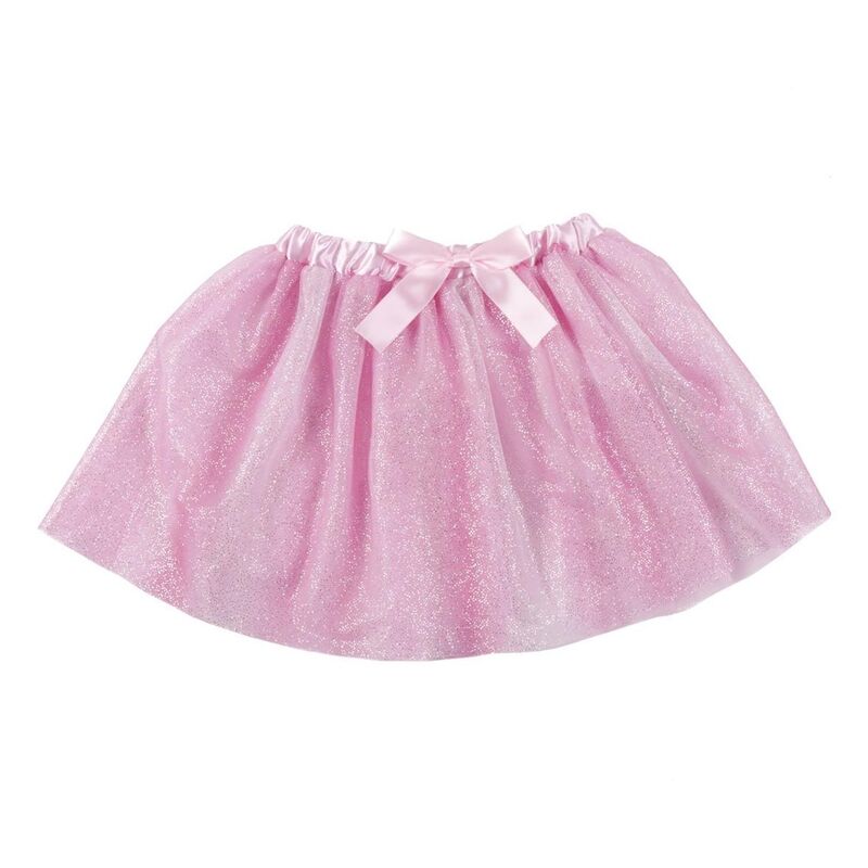 Tutu rose vif Disney Minnie pour enfant, vue de face sur mannequin