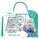 Détail des pinceaux et palettes inclus dans le coffret Disney Stitch CERDÁ