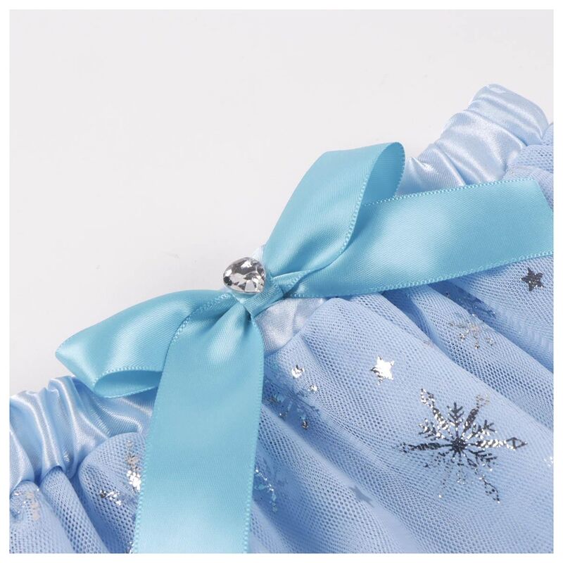 Enfant portant le set serre-tête et tutu Disney Frozen lors d'une fête costumée