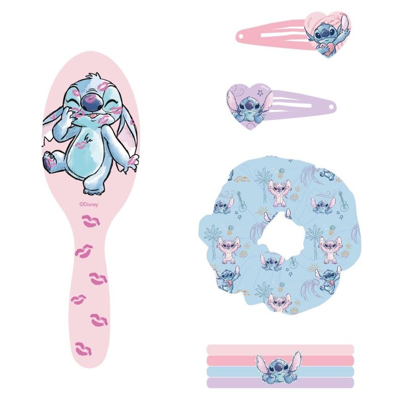 Design ludique et coloré du set beauté Disney Stitch avec le personnage Stitch en vedette