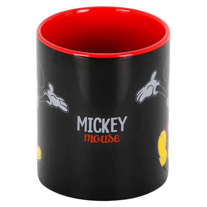 Profil du mug Mickey Mouse montrant les détails précis du personnage Disney
