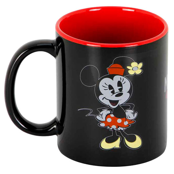 Mug Disney Minnie vu de face avec le logo KARACTERMANIA et design coloré