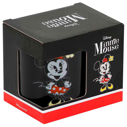 Gros plan sur la poignée ergonomique du mug Disney Minnie KARACTERMANIA