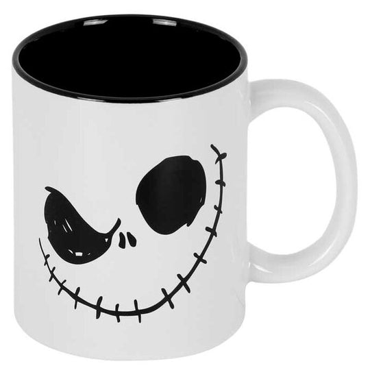Détail du design coloré du mug KARACTERMANIA inspiré du film L'Étrange Noël de Monsieur Jack