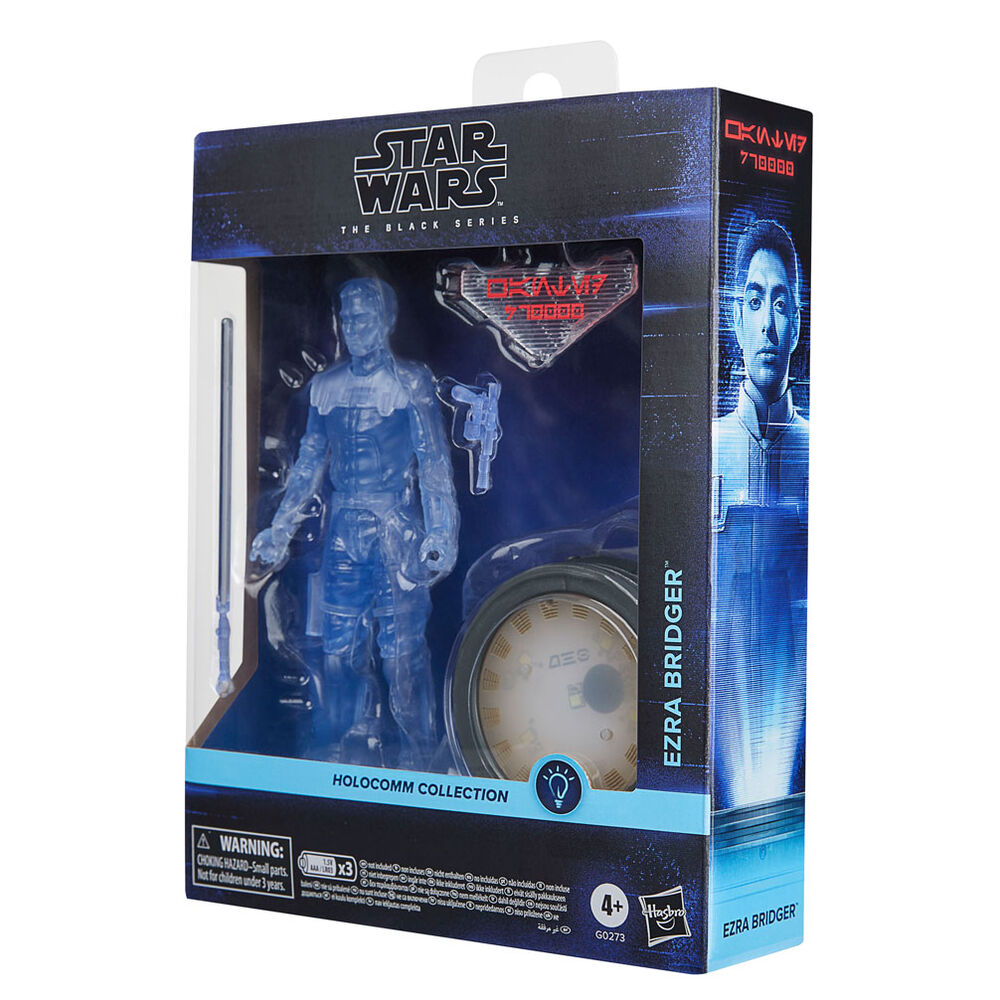 Ensemble complet des 8 images présentant la figurine Ezra Bridger HASBRO sous plusieurs angles