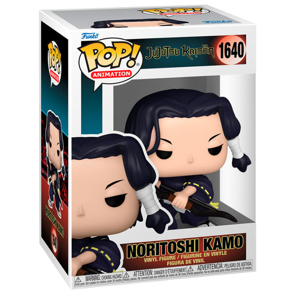 Figurine Funko POP Noritoshi Kamo de Jujutsu Kaisen en vinyle de 9 cm dans sa boîte cadeau