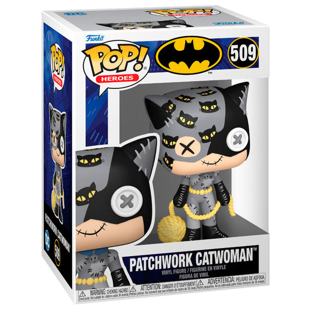 Figurine Funko POP Catwoman Patchwork DC Comics en vinyle de 9 cm dans sa boîte cadeau