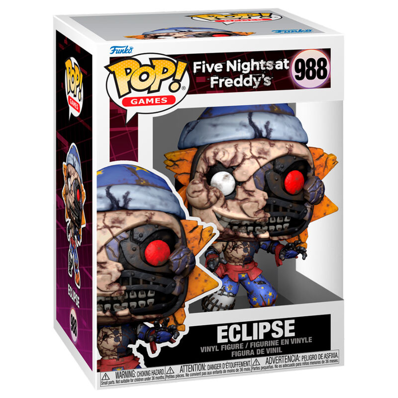 Figurine Funko POP Eclipse de Five Nights at Freddy's en vinyle de 9 cm dans sa boîte cadeau originale