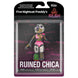 Figurine Funko Ruined Chica de 12cm issue de Five Nights at Freddy's, vue de face avec détails réalistes
