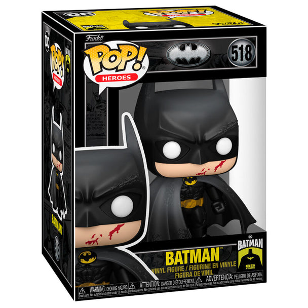 Figurine Funko POP Batman DC Comics en vinyle de 9 cm avec détails précis et boîte cadeau