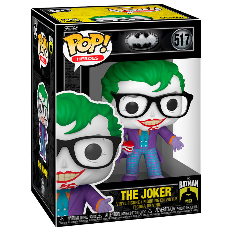 Figurine Funko POP Batman de 9 cm en vinyle avec détails précis et boîte cadeau officielle DC Comics