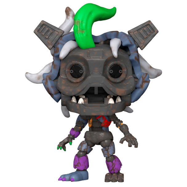Vue rapprochée de la figurine Funko POP Ruined Roxy avec détails précis et couleurs vives