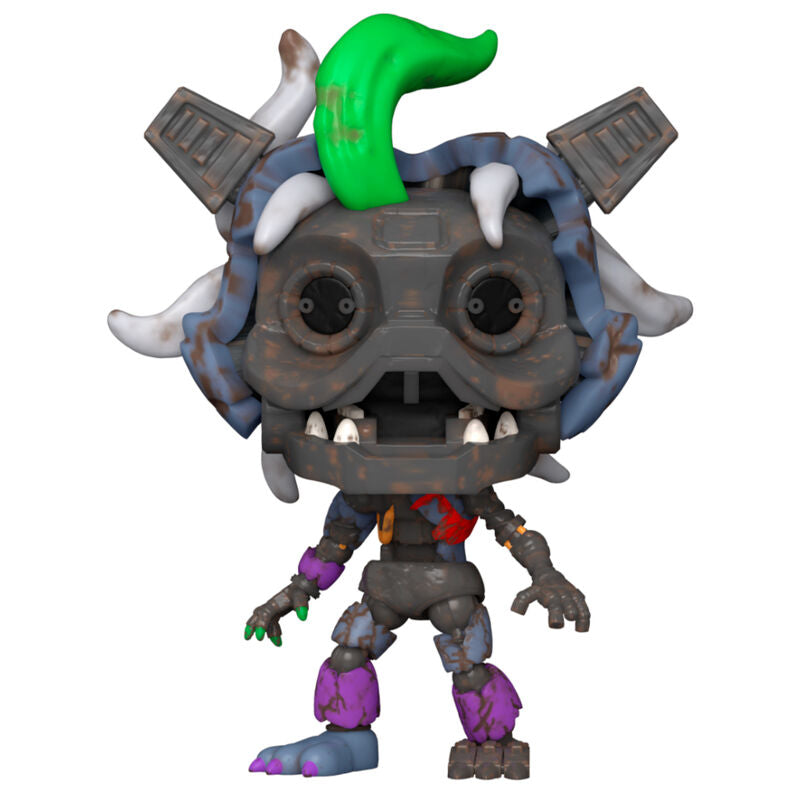 Vue rapprochée de la figurine Funko POP Ruined Roxy avec détails précis et couleurs vives