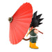 Profil latéral de la figurine Son Goku 13 cm avec tenue iconique